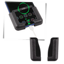 Two-Piece Adhesive Phone Holder for Cars