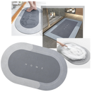 Extra absorbent non slip floor mat
