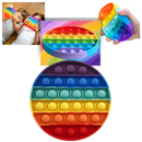 Simple dimple stress reliever sensory toy