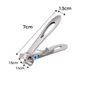 Stainless Steel Wide Jaw Nail Clippers