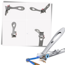 Stainless Steel Wide Jaw Nail Clippers