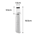 Ultrasonic deep cleansing facial scrubber