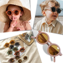 Vintage Round Kids Sunglasses for Ages 1 to 5