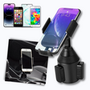 Adjustable Cell Phone Cup Holder Mount
