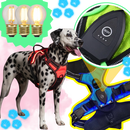 Blink LED Light Dog Harness