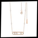 Classic Three Stone Necklace