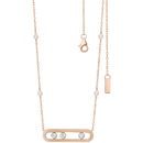 Classic Three Stone Necklace