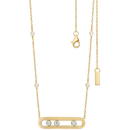 Classic Three Stone Necklace