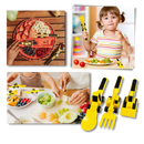DMCA Creative Constructive Eating Plate and Utensils Set