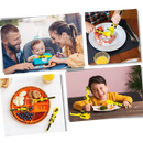 DMCA Creative Constructive Eating Plate and Utensils Set