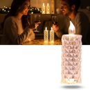 Flameless Crystal Candle Lamp