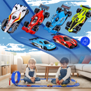 Flexible 2 Lanes Car Track