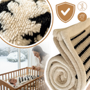 Fluffy Jacquard Winter Blanket