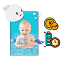 Interactive Whale Bath Toy With Lights