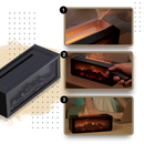 LED Fireplace Simulation Essential Oil Diffuser