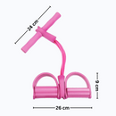 Multifunctional Pedal Resistance Bands Fitness 4 Tube