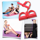 Multifunctional Pedal Resistance Bands Fitness 4 Tube