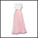 Prairie Chic Lace Chiffon Dress