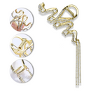 Snake Tassel Claw clip for hair