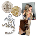 Snake Tassel Claw clip for hair