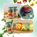 Transparent Meal Prep Jar