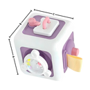 Vibrant 6 in 1 Busy Cube Sensory Toy