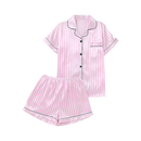Women's Rosy Satin Pajamas