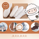 Wool Cloud Warm Shoe Inserts
