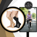 Zippered Knee Compression Sock